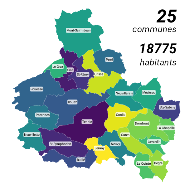 Carte des communes